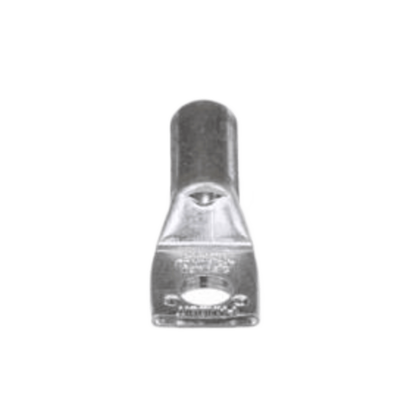 Zapata de compresión LCA4-38-L, para cal. 4 Awg, Barreno para tornillo prisionero de 3/8, 1 Pz
