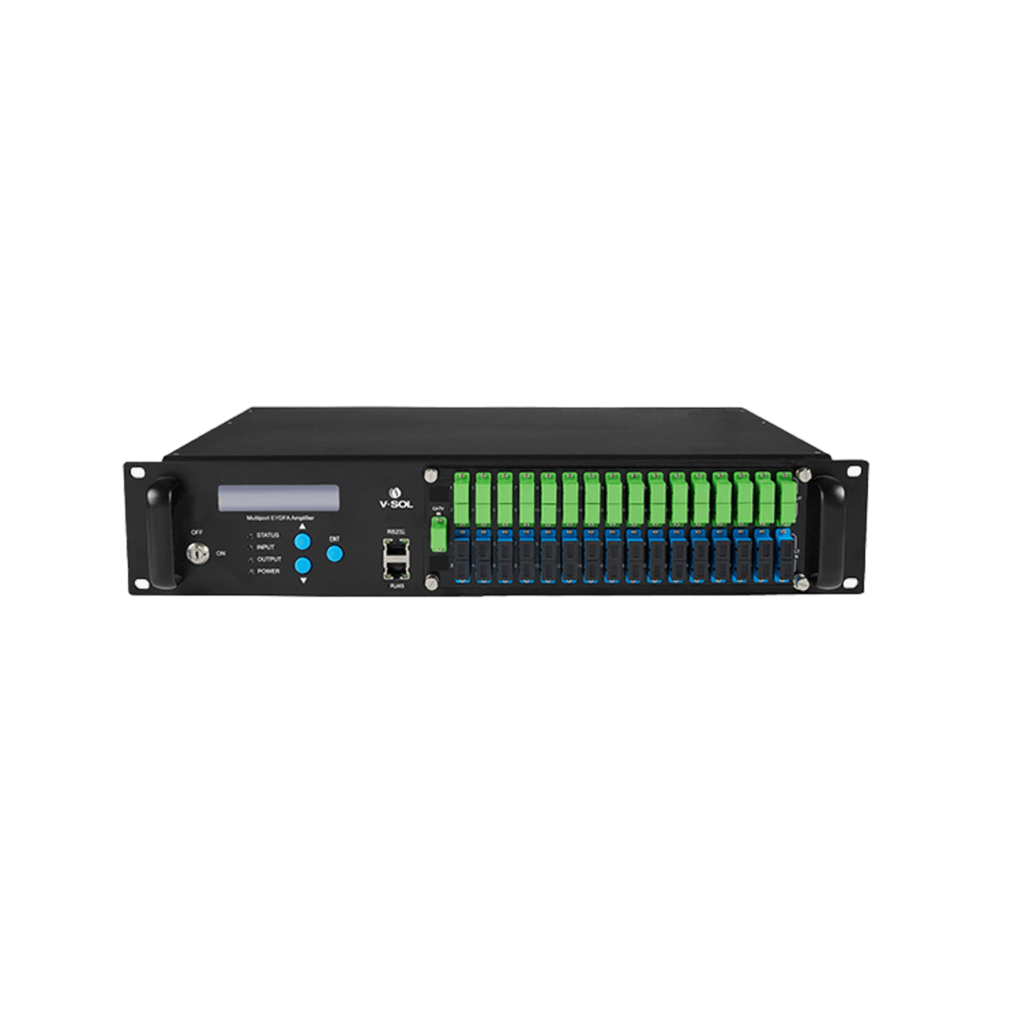 Amplificador Óptico EYDFA de 32 Puertos de 1550nm
