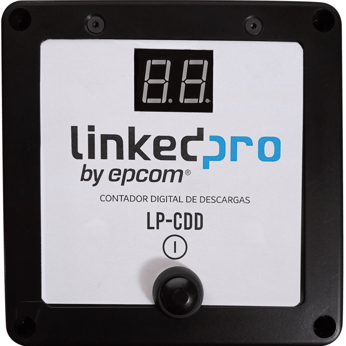 Contador Digital Descargas Atmosféricas / Pantalla Digital / IP65 Exterior / Batería 3V / Rango -20°C a 60°C / 120x120x60 mm (4.7x4.7x2.4 in)