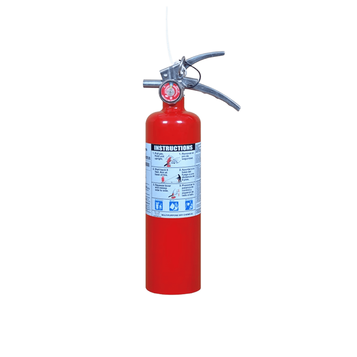 Extintor de Polvo Químico Seco Capacidad 2.5 libras | UL EX 15724