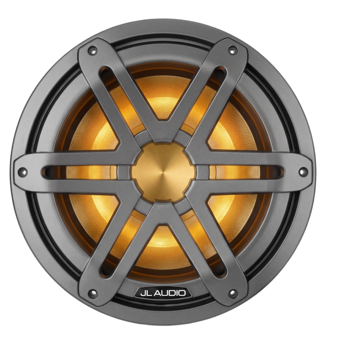 JL Audio M3 / Subwoofer Náutico / 10 pulgadas / Serie M3 / LED Integrado / Rejilla Deportiva Gris / JL Audio