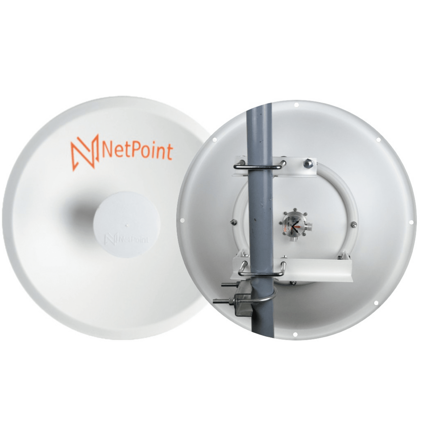 1 Antena Direccional Dual-Polaridad Alto Rendimiento / diámetro de 39.6 cm / 4.9-7.2 GHz / Ganancia 27 dBi / SLANT de 45 ° o 90 ° / Conector N-Hembra / Montaje, jumpers y radomo incluidos.