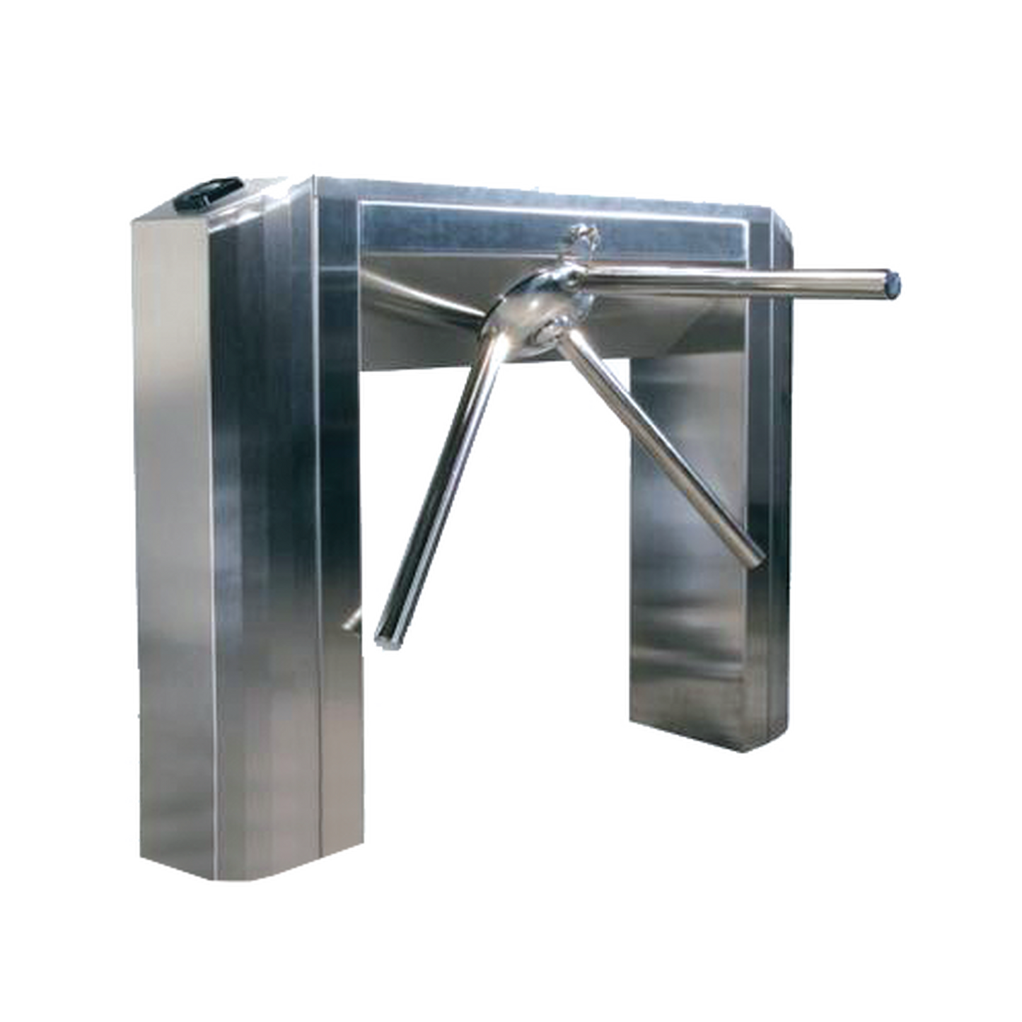 Torniquete Electromecánico Bidireccional de Acero AISI 304 con Acabado Satín / Desbloqueo Automático del Trípode en Caso de Falta de Suministro Eléctrico