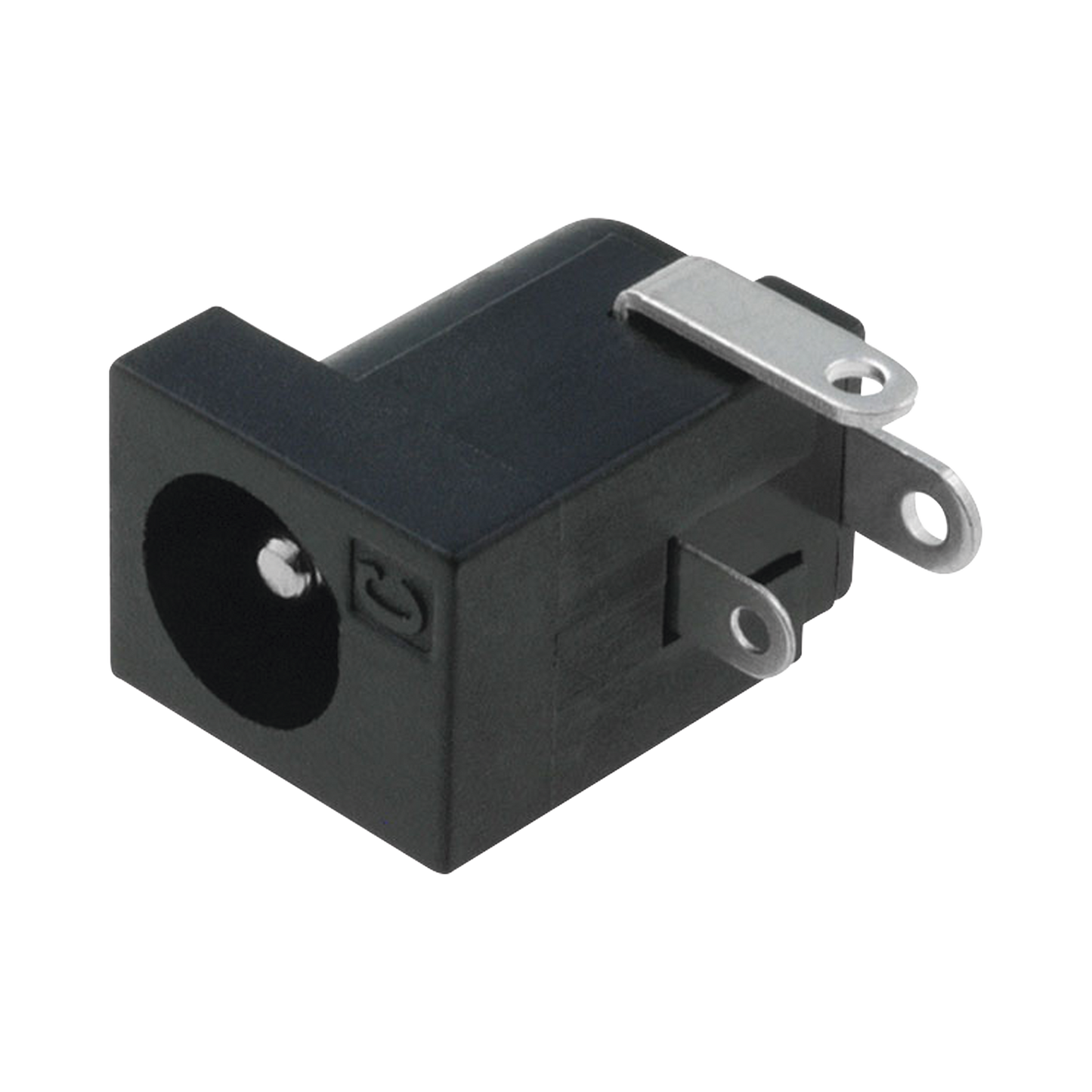 Conector DC Jack Macho de 2.1 mm para montaje de Panel.