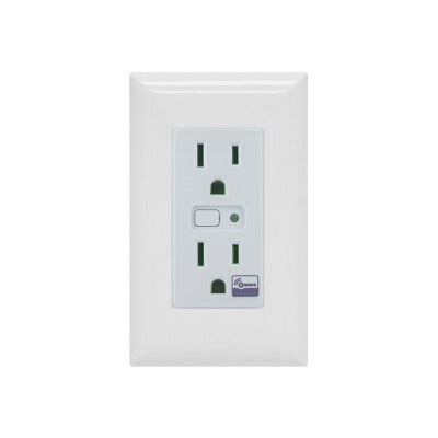 Tomacorriente con señal inalambrica Z-WAVE, compatible con HUB HC7, puede ser un panel de alarma L5210, L7000 con Total Connect y Alarm.Com