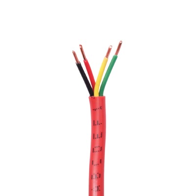 Bobina de 152 metros de alambre 4 x 18 AWG, tipo FPL, de color rojo, para aplicaciones en sistemas de detección de incendio y Sistemas de Evacuación.