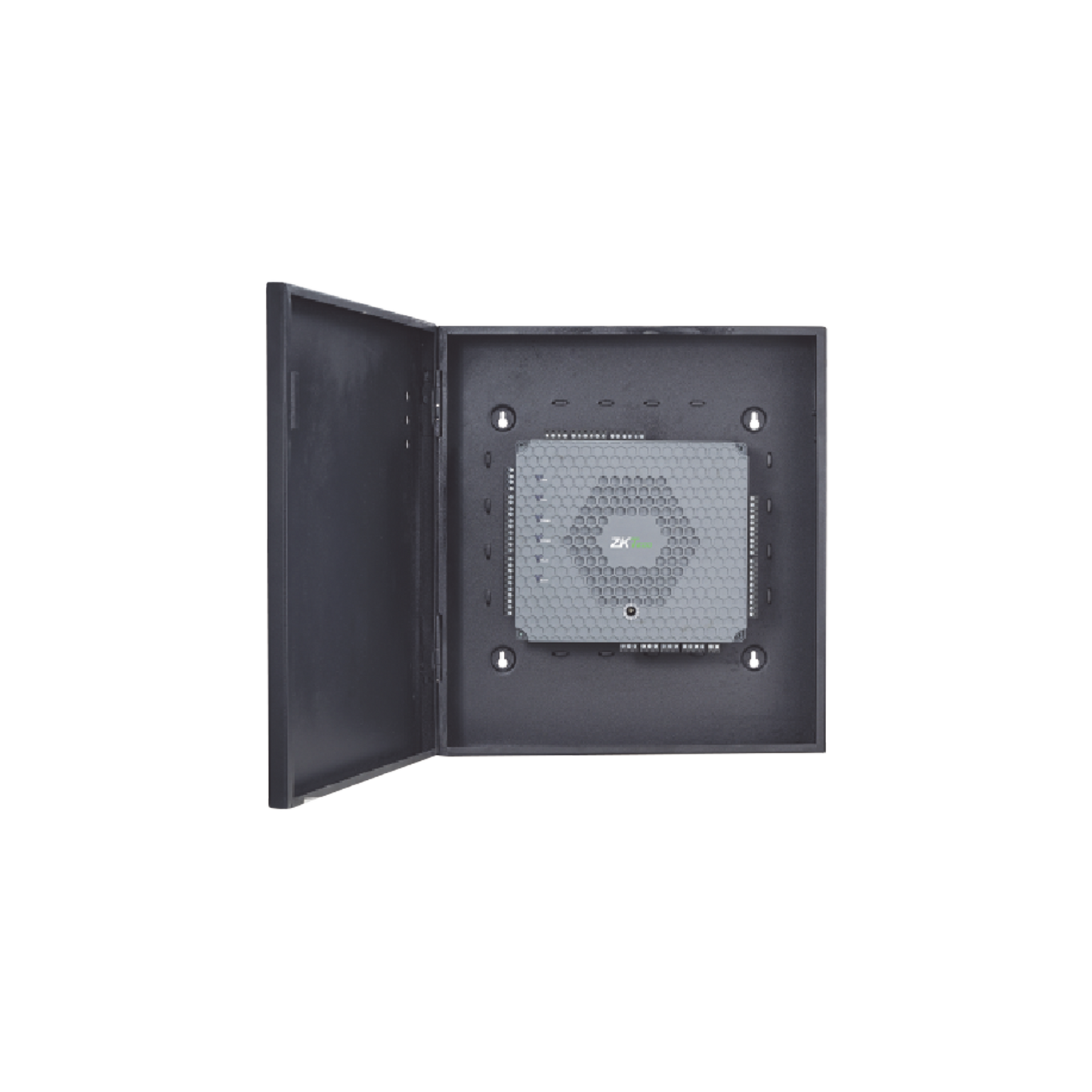 Controlador de Acceso / 2 Puertas / PoE / NO requiere Software / Biometría Integrada / 5,000 Huellas / Incluye Fuente y Gabinete