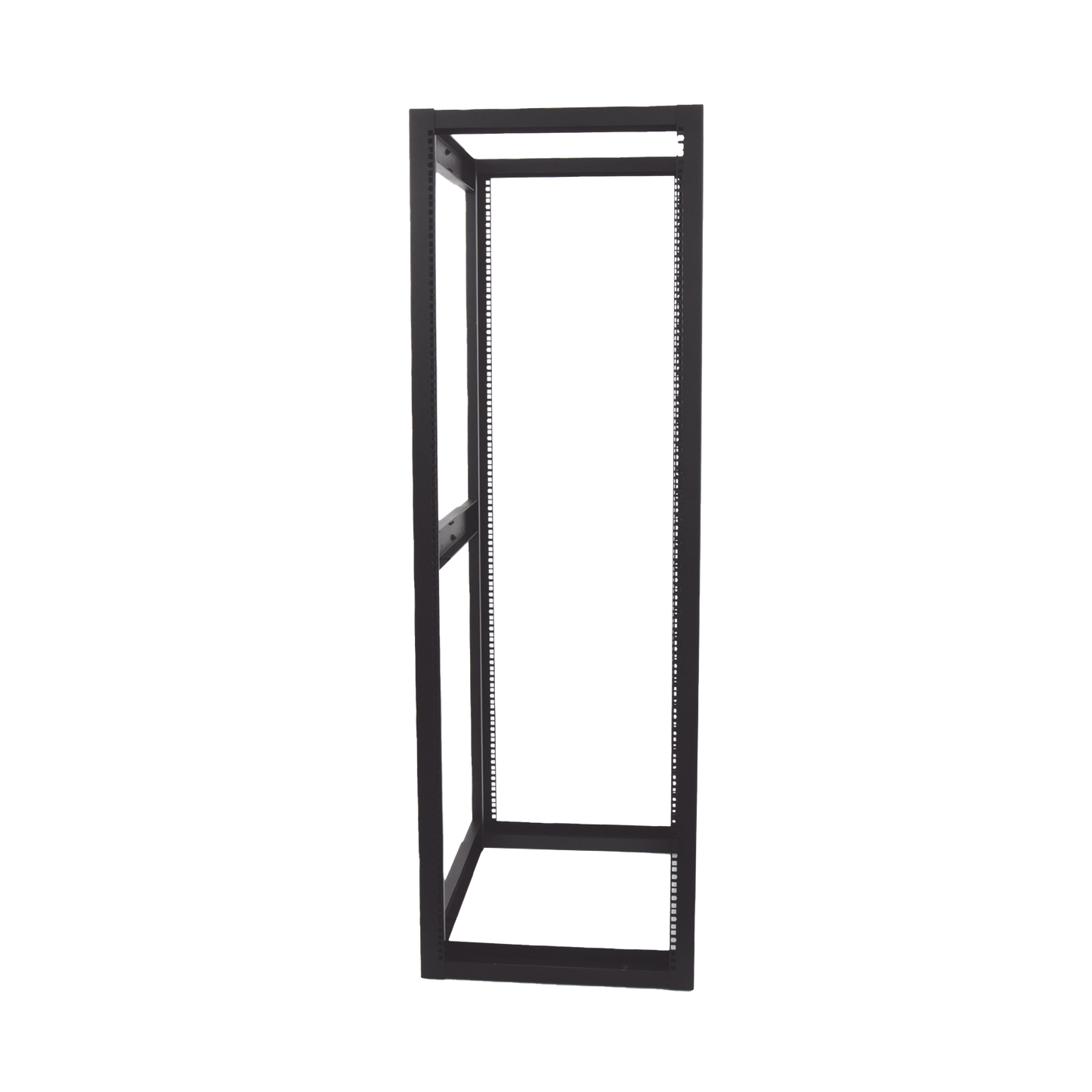 Rack Estándar 19" de 4 Postes, Acero, 37 Unidades, Profundidad Ajustable.