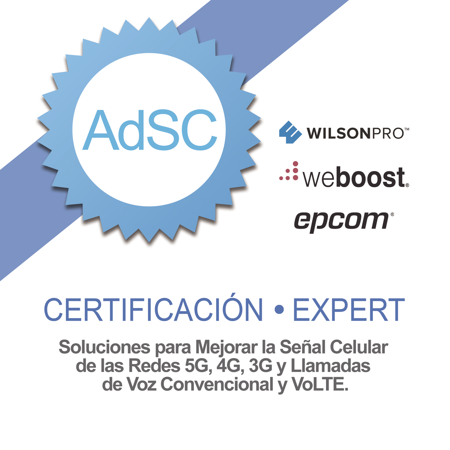 Seminario y Certificación en Amplificadores de Señal Celular para Mejorar la Cobertura Celular Existente.
