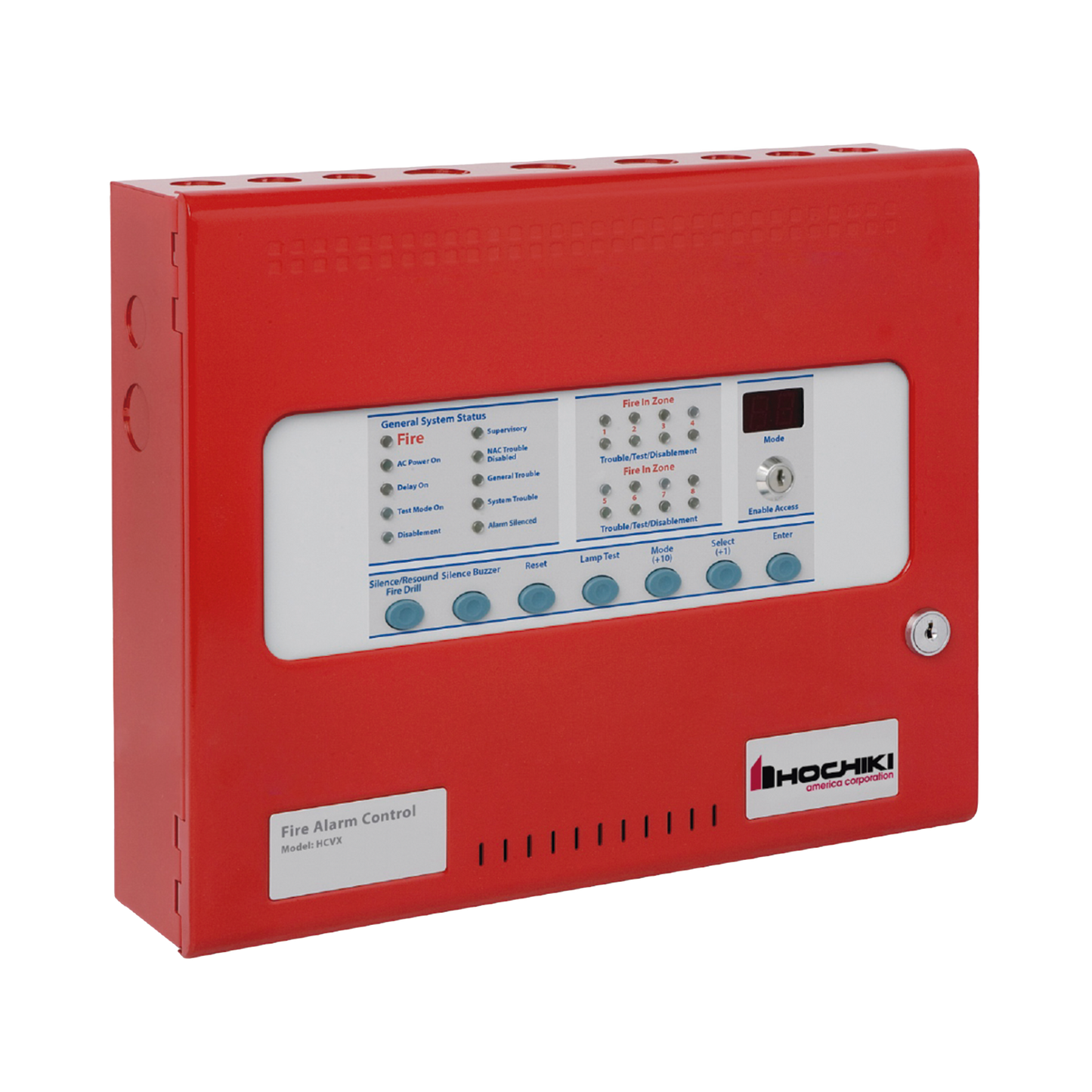 Panel Convencional De Detección De Incendio De 8 Zonas (0100-19360)