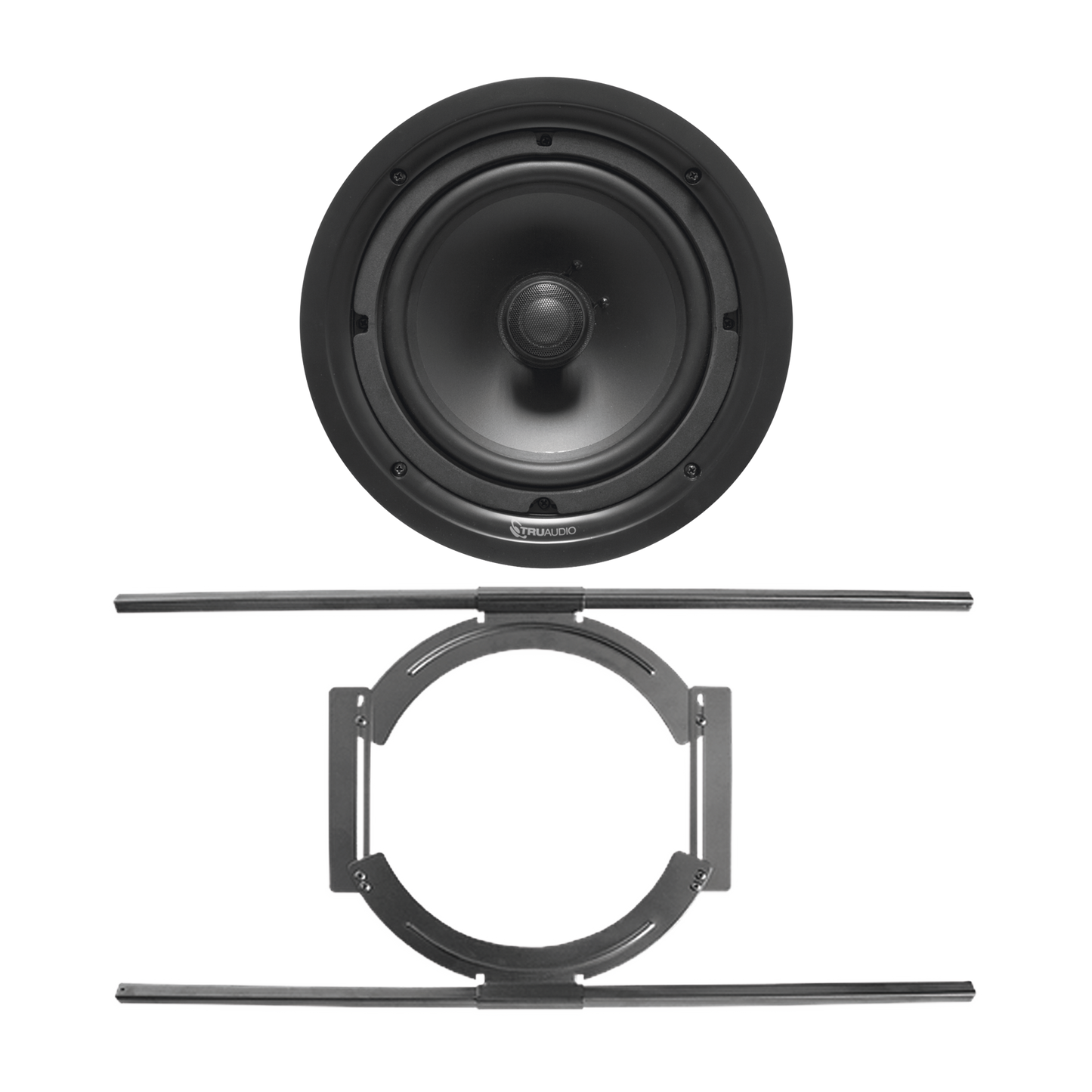 KIT de Bocina de Techo TruAudio de 6in PP6 con Soporte de Acero Rígido para Techos Suspendidos