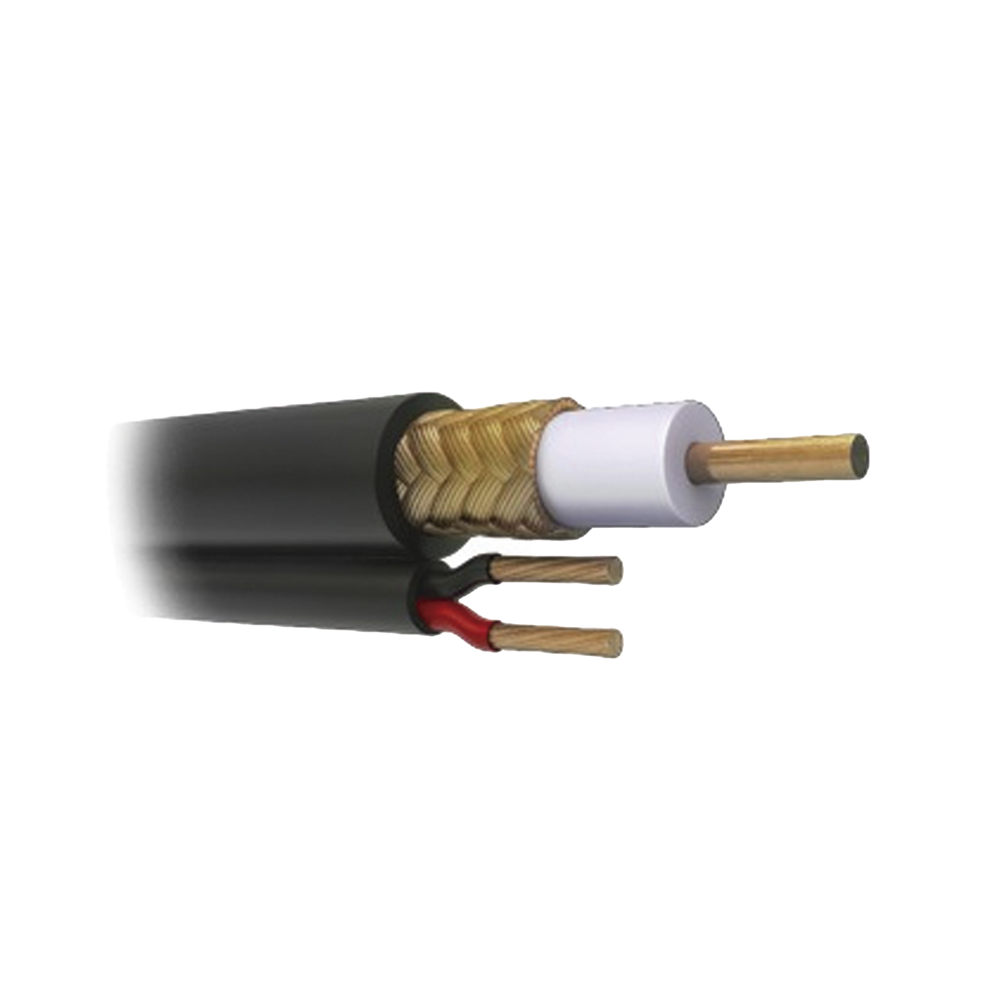 Cable Coaxial RG59 Siamés, HECHO EN MÉXICO, Optimizado para HD. Aplicación para interior, Retazo de 70 Metros