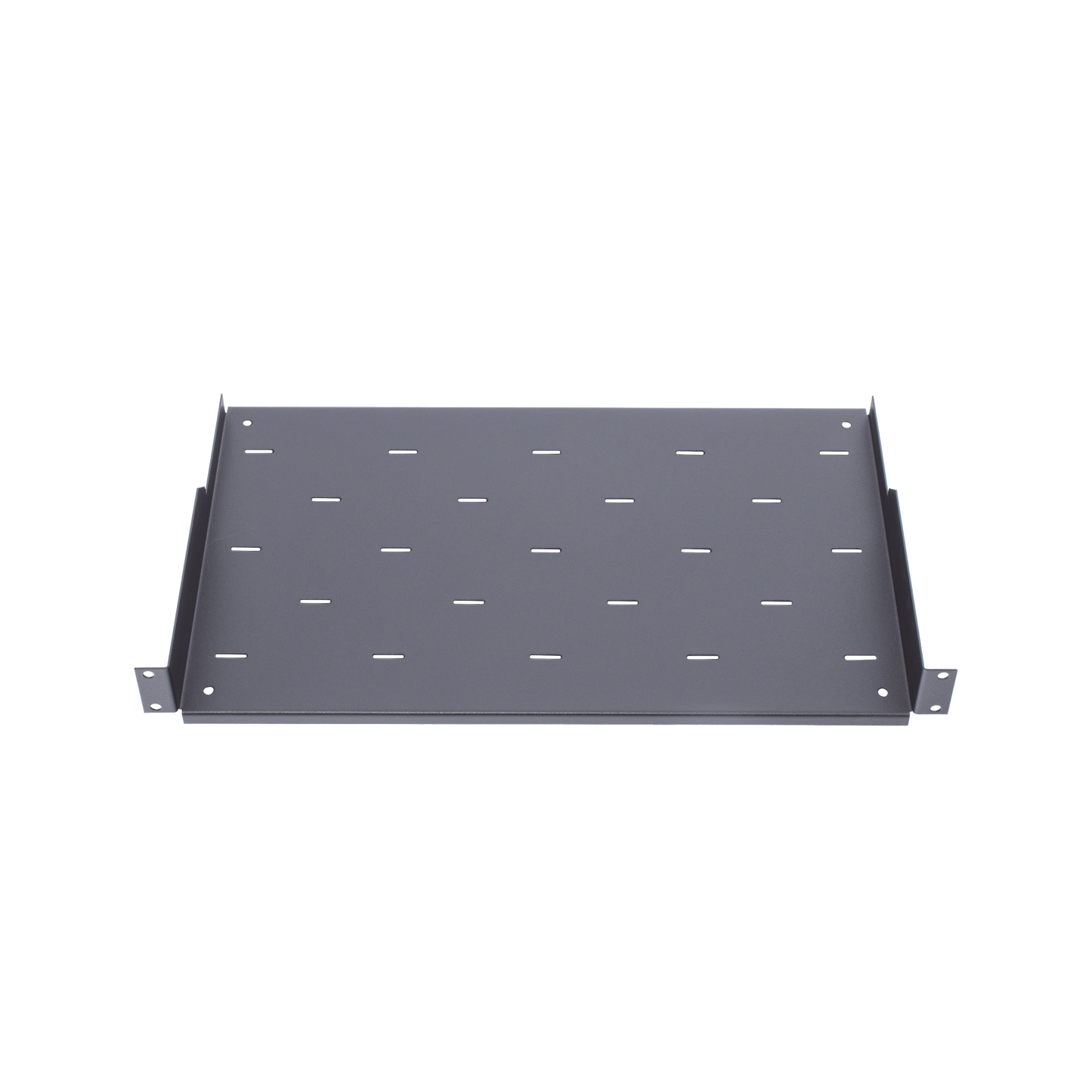 Charola Ventilada para soportar equipos en Rack de 19" y 26 cm de Profundidad, 1U, Color Negro