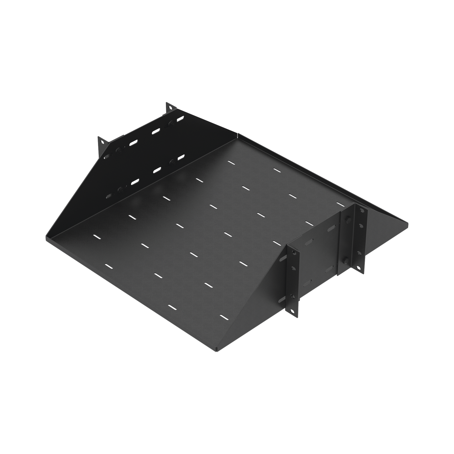 Charola para Servidor o Ups. Rack de 19" de 3 Unidades. Prof.: 484 mm. Hasta 150 Kg de Carga.