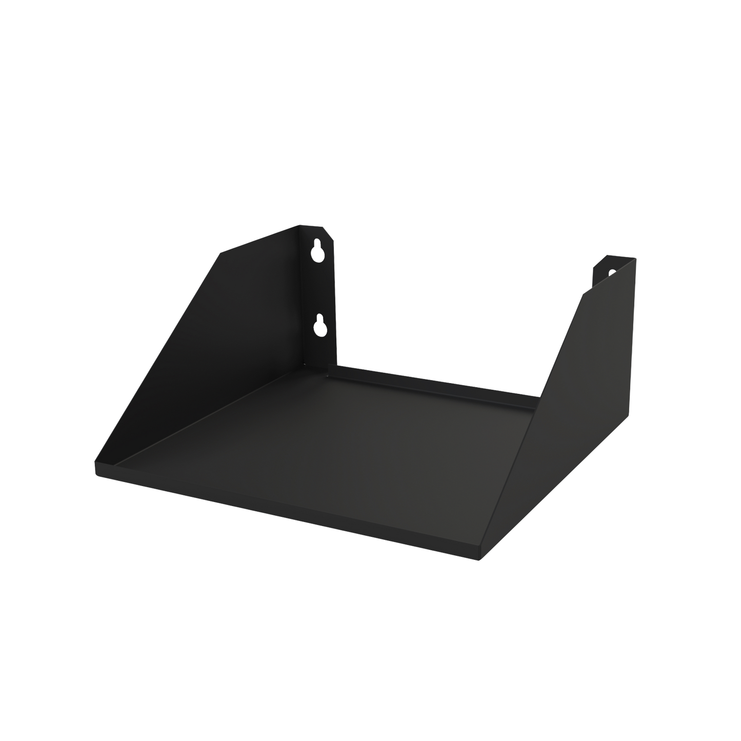 Charola para Uso en Pared para Baterías o Equipo Pesado. Color Negro.