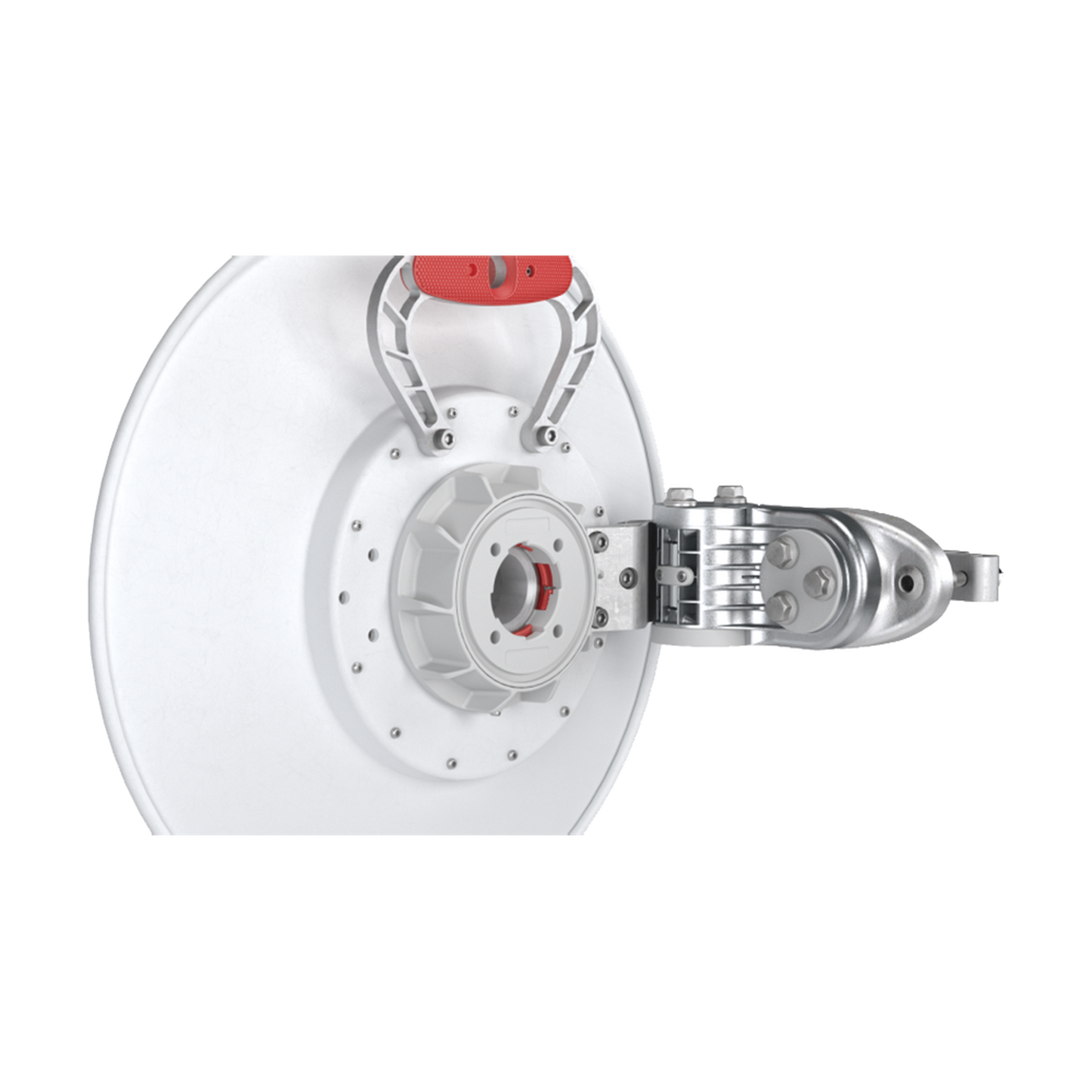 Antena parabólica 24.5 dBi para platos con un conector TwistPort y una montura innovadora.