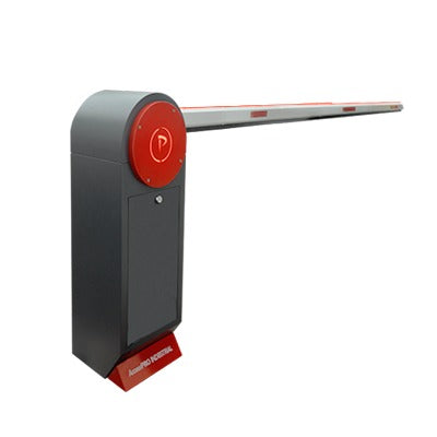 Barrera Vehicular / Brazo de 5.5 m / Incluye Brazo Iluminado / Diseño Elegante / Serie INDUSTRIAL