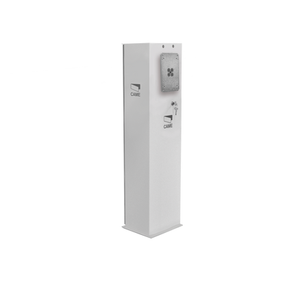 Barrera vehicular CAME / G3750 / Gabinete color blanco / sin accesorios