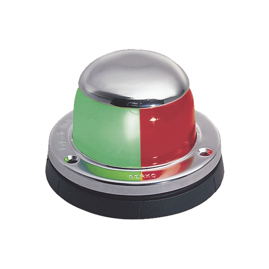 Luz Lateral de Navegación Roja con Carcasa Blanca