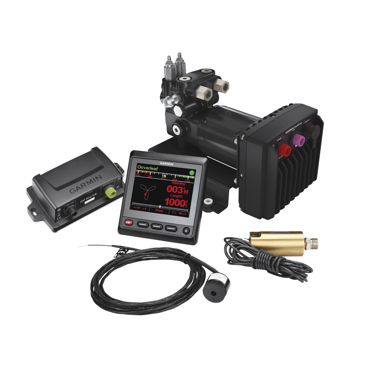 kit de Piloto automático  con caja de control Reactor™ 40,  pantalla GHC 20 y bomba SmartPump.