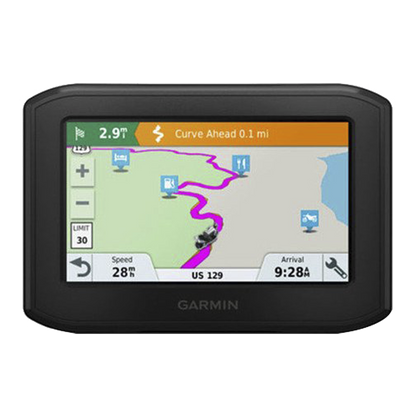 Navegador para Motocicleta Zūmo / Pantalla 4.3" Resistente / Ruteo Aventurero / Alertas para Motociclistas / Control de Música / Llamadas Manos Libres / Tráfico y Clima en Tiempo Real / Notificaciones Inteligentes / Compatible con Trip