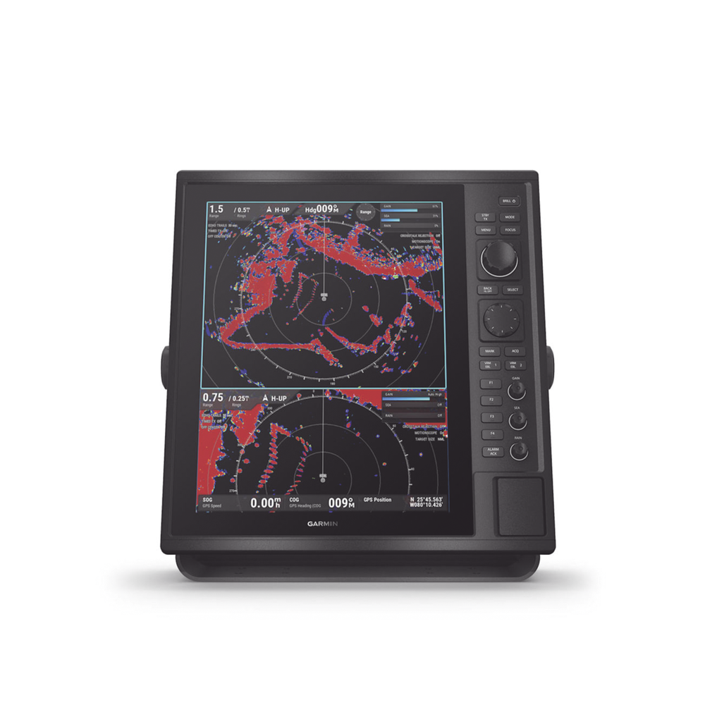 Pantalla CR 1522 / Resolución 1024 x 768 XGA / GPS/GLONASS/GALILEO/BEIDOU/QZSS/GAGAN / 2 Ranuras SD / IP26 & IP27 / NMEA 2000 y 0183 Compatible / 10-36 VDC