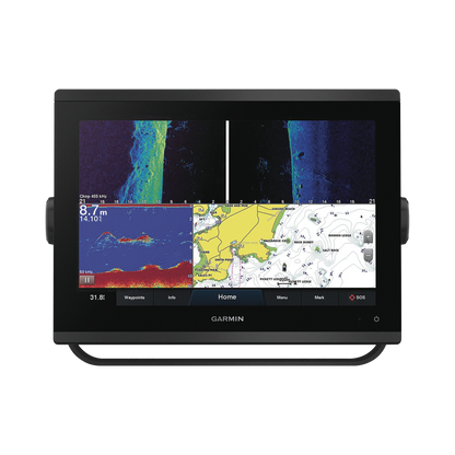 GPSMAP 1223xsv / Pantalla Táctil WXGA 12.1" / Resolución 1280x800 / GPS-GLONASS-Galileo / Compatible con NMEA 2000 y 0183 / Sonda CHIRP Integrada / ClearVü y SideVü / IPX7 / Alimentación 10-32 Vdc