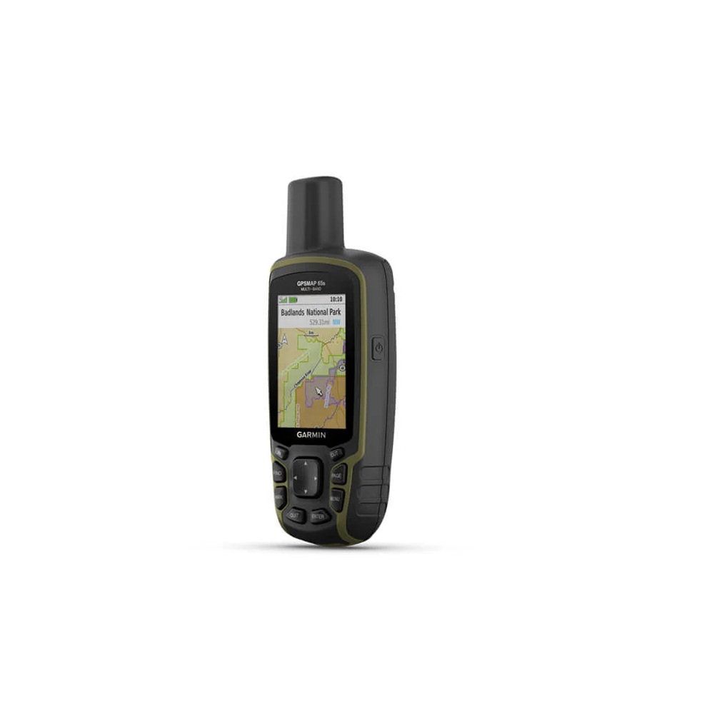 GPSMAP 65S Portátil para Actividades Outdoor / Pantalla TFT Transflectiva 2.6 Pulgadas / Resolución 160x240 Pixeles / Brújula de 3 Ejes / Altímetro Barométrico / Compatible con GPS, GLONASS, Galileo, QZSS / Memoria 16 GB