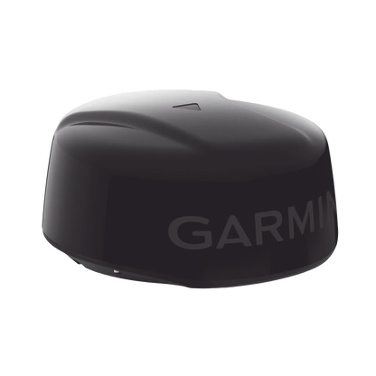 Radar  tipo domo GMR Fantom 18x color negro de hasta 48 Millas Náuticas de alcance máximo, con 50 W de potencia.