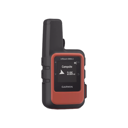 GPS portátil inReach® Mini 2 / Pantalla Monocroma Transflectiva 23 x 23 mm / Resolución 176 x 176 píxeles / Batería de Iones de Litio / Autonomía Hasta 14 Días / Resistencia al Agua IPX7 / Sensores GPS, Galile