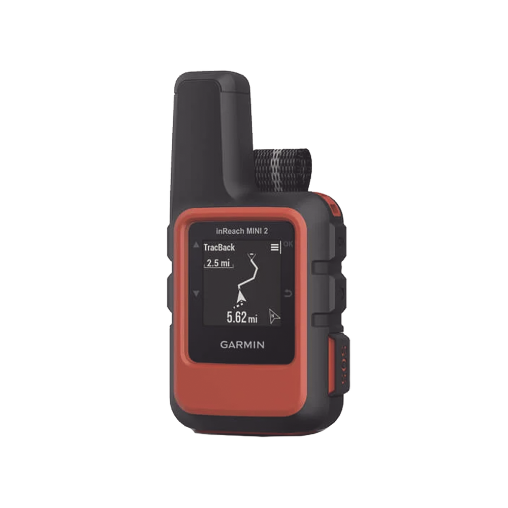 GPS portátil inReach® Mini 2 / Pantalla Monocroma Transflectiva 23 x 23 mm / Resolución 176 x 176 píxeles / Batería de Iones de Litio / Autonomía Hasta 14 Días / Resistencia al Agua IPX7 / Sensores GPS, Galile