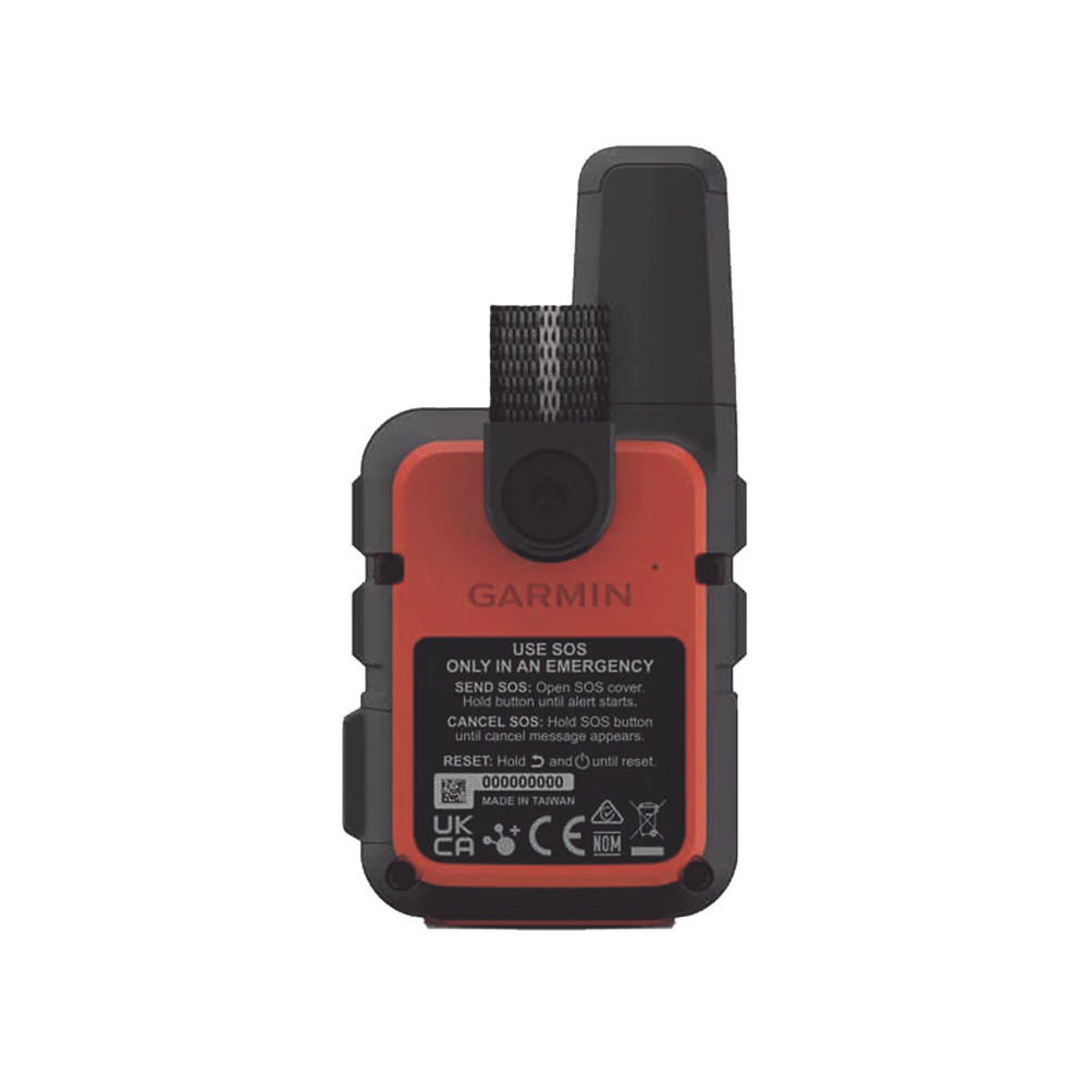 GPS portátil inReach® Mini 2 / Pantalla Monocroma Transflectiva 23 x 23 mm / Resolución 176 x 176 píxeles / Batería de Iones de Litio / Autonomía Hasta 14 Días / Resistencia al Agua IPX7 / Sensores GPS, Galile