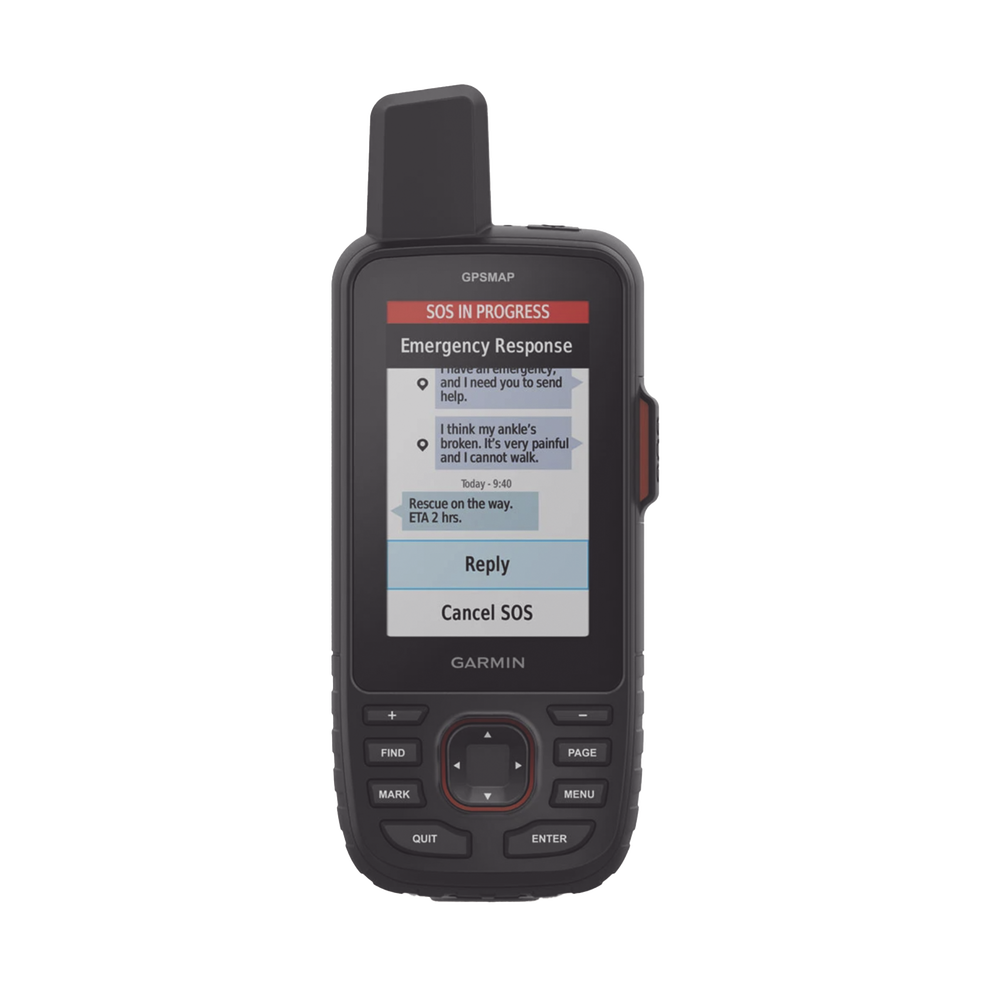 Navegador GPS Outdoor GPSMAP 67i / Pantalla TFT Transflectiva a Color 3″ / Resolución 240 x 400 Píxeles / Batería Recargable de Ión-Litio / Autonomía Hasta 840 Horas / IPX7 / MIL-STD-810 / Brújula de Tres Ej