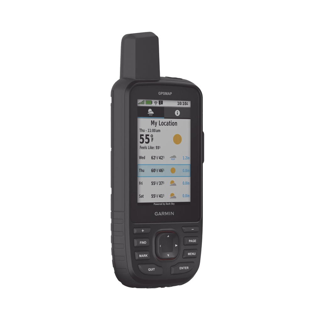 Navegador GPS Outdoor GPSMAP 67i / Pantalla TFT Transflectiva a Color 3″ / Resolución 240 x 400 Píxeles / Batería Recargable de Ión-Litio / Autonomía Hasta 840 Horas / IPX7 / MIL-STD-810 / Brújula de Tres Ej
