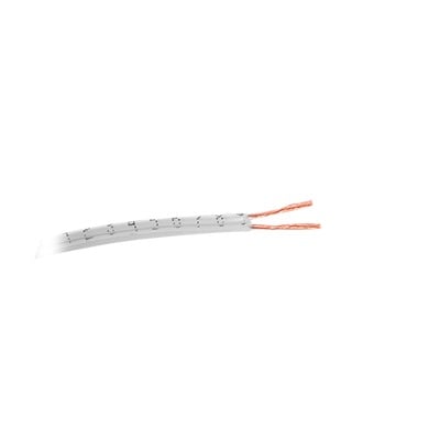 Bobina de 305 Metros de Cable POT / 2 x 18 AWG / Uso INTERIOR / Tipo CL2 / Forro Blanco para Aplicaciones en Alarmas, Control de Acceso, Interfonos, TV porteros, Audio y Voceo