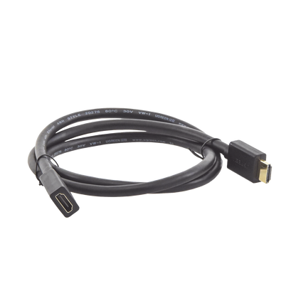 Cable Extensor HDMI de 1 Metro (3.28 Pies) / 4K@60Hz / 3D / HDR / Macho a Hembra / Núcleo de Cobre Estañado / Transmisión Estable