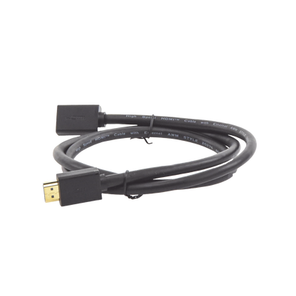 Cable Extensor HDMI de 1 Metro (3.28 Pies) / 4K@60Hz / 3D / HDR / Macho a Hembra / Núcleo de Cobre Estañado / Transmisión Estable