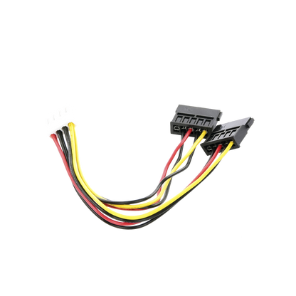 Cable Doble de Corriente SATA / Compatible con DVR´s epcom y HIKVISION / 15 cm de Longitud