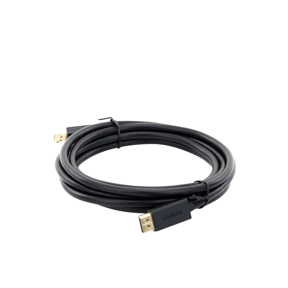 Cable DisplayPort 1.2 Macho a Macho | Longitud 3 Metros (9.84 Pies) | Versión DP1.2 | Soporta 4K@60Hz; 2K@144Hz | Soporta 3D | Color Profundo de 8 y 10 Bits | Blindaje Interno Múltiple | Cobre Estañado 28AWG | Botón de Liberación