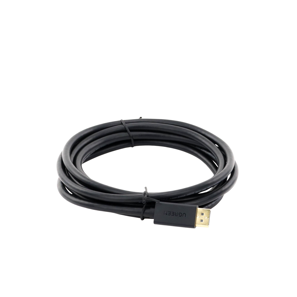 Cable DisplayPort 1.2 Macho a Macho | Longitud 3 Metros (9.84 Pies) | Versión DP1.2 | Soporta 4K@60Hz; 2K@144Hz | Soporta 3D | Color Profundo de 8 y 10 Bits | Blindaje Interno Múltiple | Cobre Estañado 28AWG | Botón de Liberación