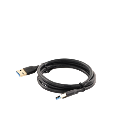 Cable USB-A 3.0 a  USB-A 3.0 / 1 Metro / Macho a Macho / Conector Niquelado / Núcleo de Cobre Estañado / Blindaje Múltiple / Velocidad 5Gbps / No Requiere Controlador / Compatible con USB2.0 Y USB 1.1