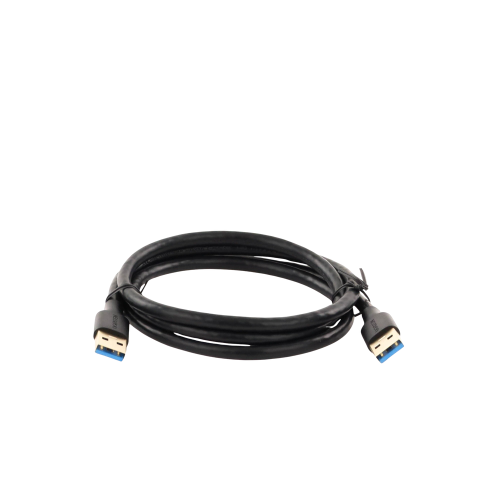 Cable USB-A 3.0 a  USB-A 3.0 / 1 Metro / Macho a Macho / Conector Niquelado / Núcleo de Cobre Estañado / Blindaje Múltiple / Velocidad 5Gbps / No Requiere Controlador / Compatible con USB2.0 Y USB 1.1