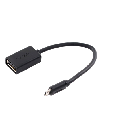 Adaptador OTG Micro USB Macho a USB 2.0 A Hembra