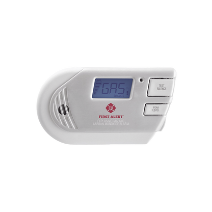 Detector Combo de Combinación de Gases Explosivos: Metano (GN), Propano (LP) y Monóxido de Carbono (CO), Con Pantalla Digital Retroiluminada, 120 Vca y Batería de Respaldo