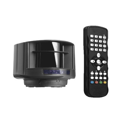 Kit de Sensor láser y control remoto / Evite el uso de lazos magnéticos / Protege carriles de hasta 9.6 m de ancho y 9.6 metros de profundidad