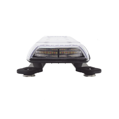Mini Barra de 24 Pulgadas, 144 Led, Con Montaje Magnético y  Luces Ultra Brillantes, Dual Color Ámbar/Claro, Ideal para Seguridad Privada