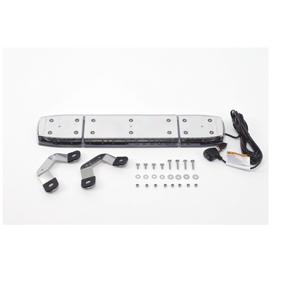 Mini Barra de 24 Pulgadas, 144 Led, Con Montaje Magnético y  Luces Ultra Brillantes, Dual Color Ámbar/Claro, Ideal para Seguridad Privada