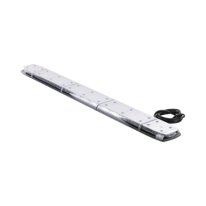 Barra de luces de 48 Pulgadas, 240 Led, Dual Color Ámbar/Claro, Con Montaje Fijo de Tornillos, Ideal para Seguridad Privada