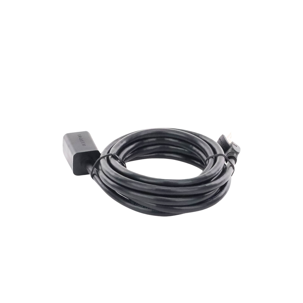Cable de Extensión Cat6 RJ45 F/UTP / Macho a Hembra / 2 Metros (6.56 Pies) / Método de Conexión 568B / Velocidad de Transmisión 1000Mbps / Ancho de Banda del Canal 250MHz / Caja de Cobre / Negro
