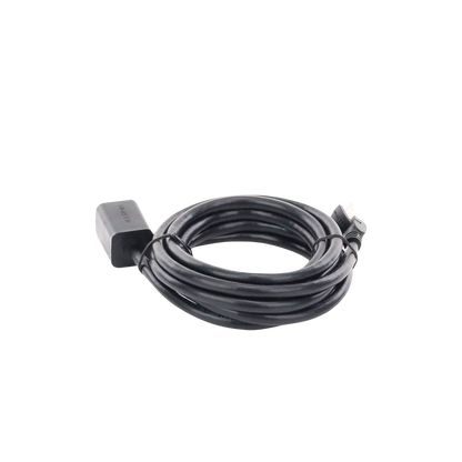 Cable de Extensión Cat6 RJ45 F/UTP / Macho a Hembra / 2 Metros (6.56 Pies) / Método de Conexión 568B / Velocidad de Transmisión 1000Mbps / Ancho de Banda del Canal 250MHz / Caja de Cobre / Negro